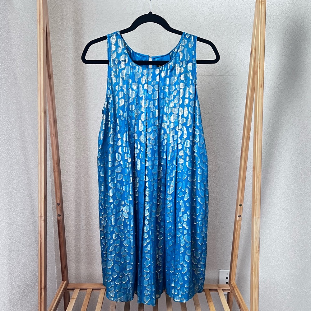 Sachin + Babi Teal Silk Dress